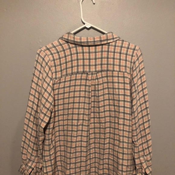 C.J Banks, Button Front Plaid Shirt. Sz 1X - Picture 2 of 3